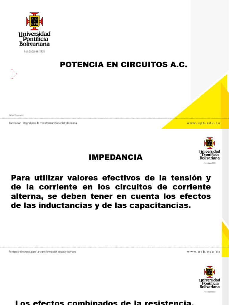 A.2 Potencia en Circuitos A.C. 2018 Ii | PDF | Energia electrica ...