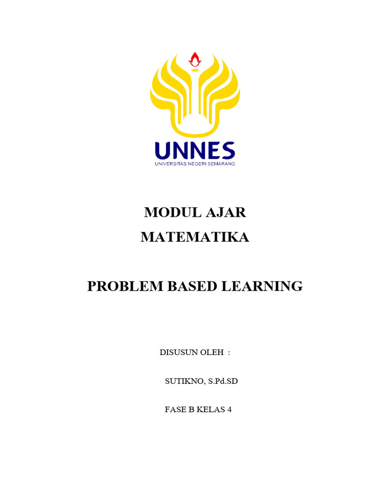 Modul Ajar Matematika Kelas 4 Semester 1 | PDF | Karier & Perkembangan