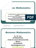 11 August Business Mathematics
