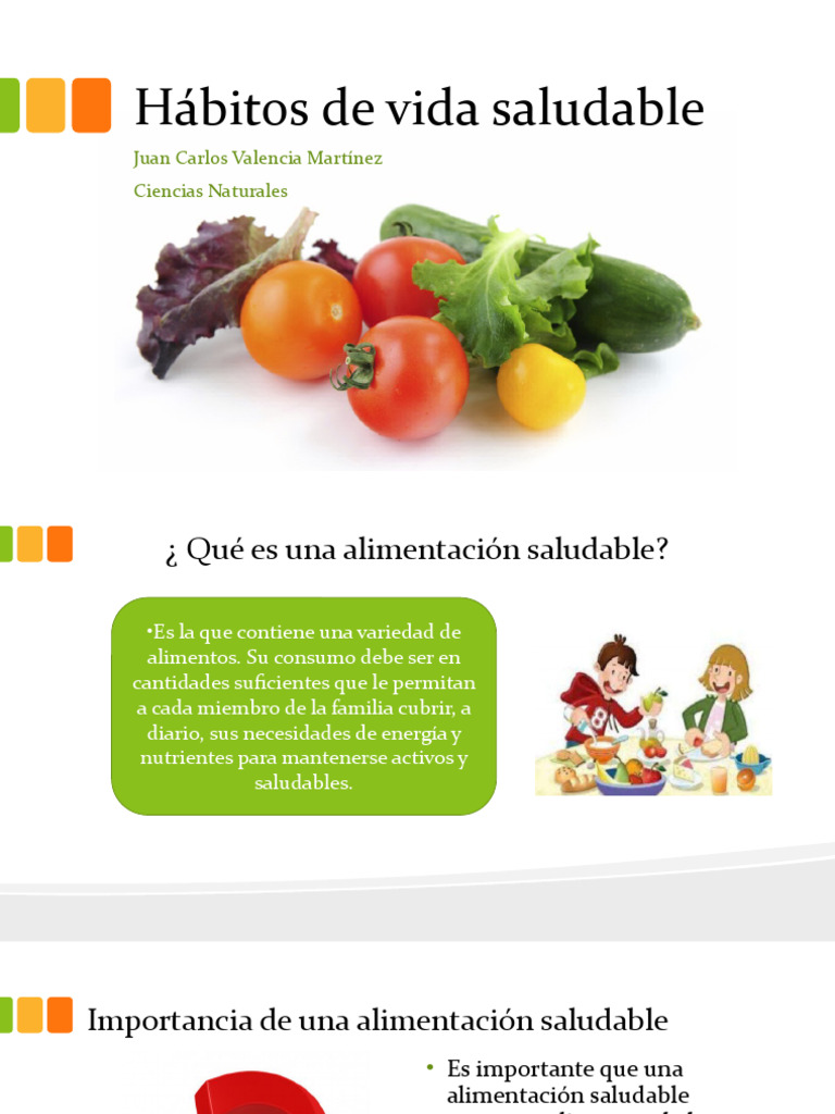 Hábitos de Vida Saludable | PDF | Alimentos | Obesidad