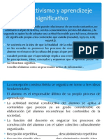 Constructivismo y Aprendizeje Significativo