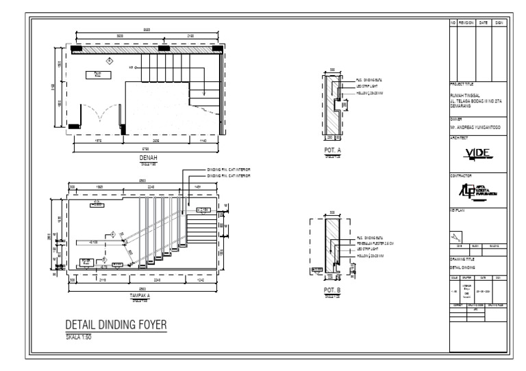 07 Detail Dinding 2 | PDF