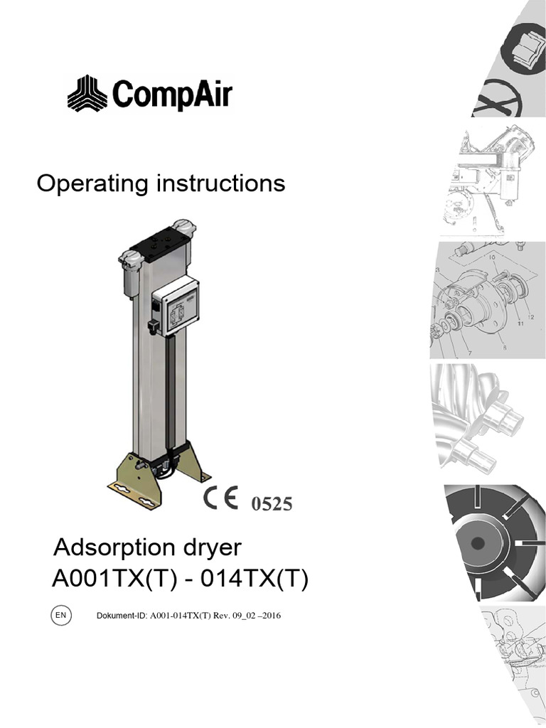 Adsorption Dryer Operating Instructions | PDF | Valve | Clothes Dryer