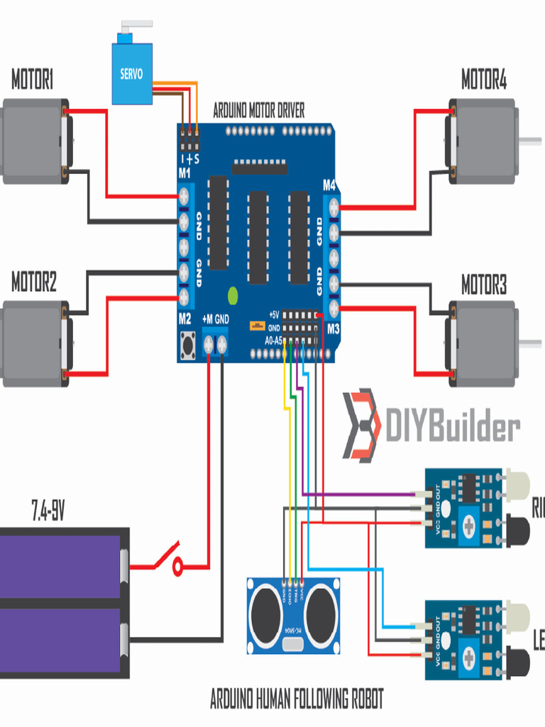 Arduino Human Following Car1 | PDF