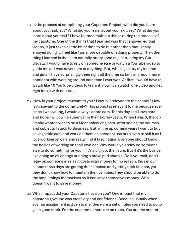 Final Blog Journal | PDF | Career & Growth | Business