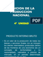 PIB: Medición de la producción nacional