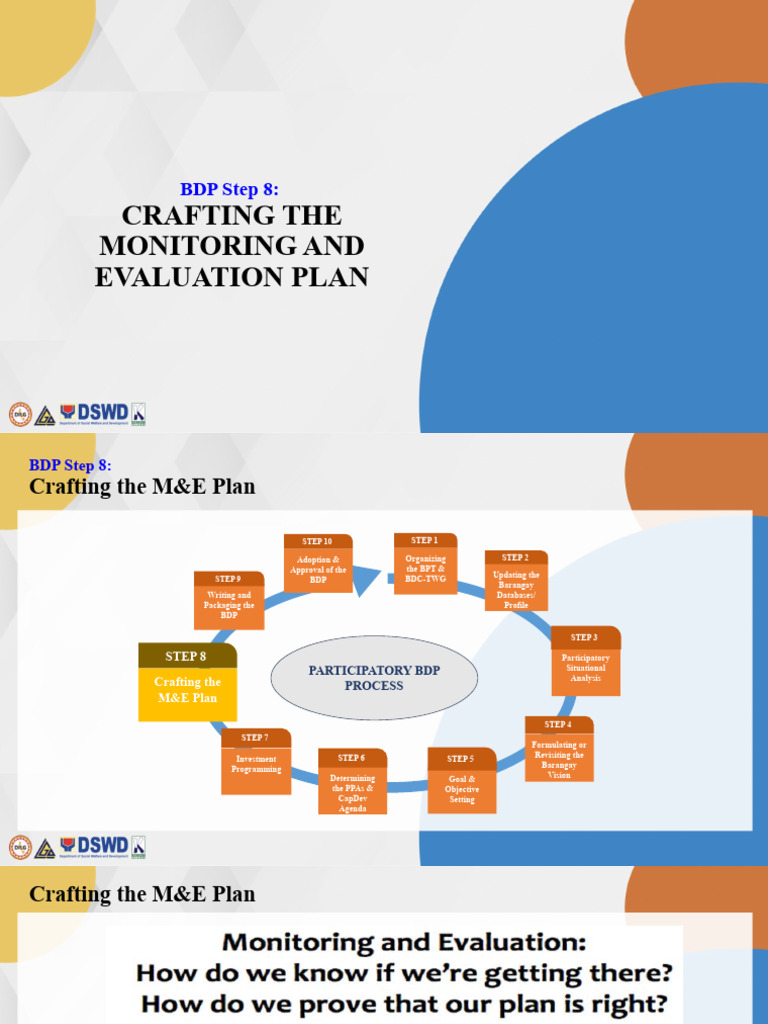 5.30.24 Step 8 - Crafting The Monitoring and Evaluation Plan | PDF ...