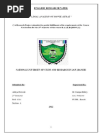 English II-1214-Aditya Dwivedi | PDF | Assault | Sexual Assault