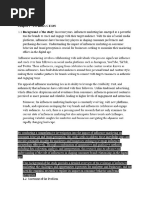 Influencer proposal 