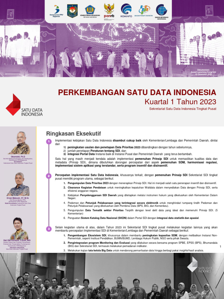 Perkembangan SDI Kuartal 1 2023 | PDF | Bisnis