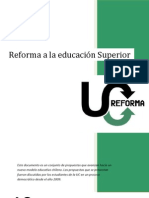 Documento Mociones UC para La Reforma Educacional