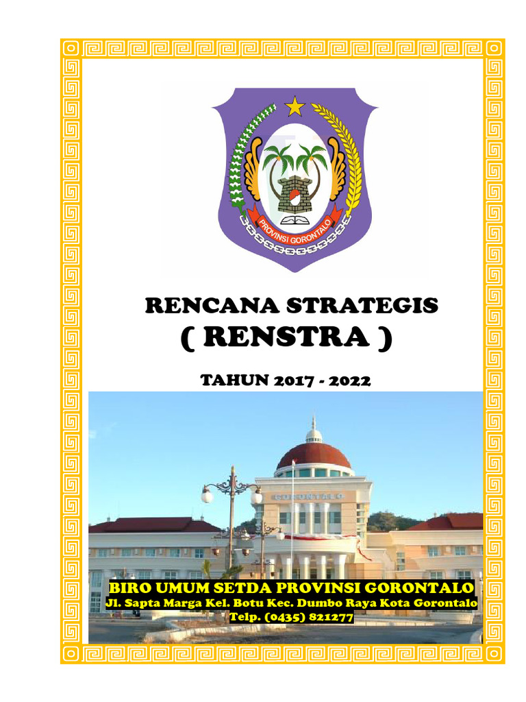 Visi Misi Dan Sotk Biro Umum Sekretariat Daerah Provinsi Gorontalo