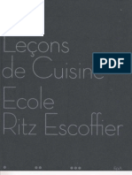 Lecons de Cuisine Ecole Ritz Escoffier