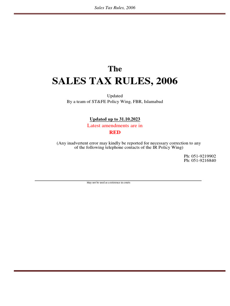 sales-tax-rules-2006-updated-upto31-10-2023-pdf-search-and-seizure