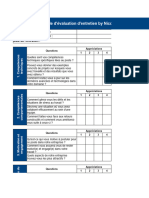 Modèle de grille d'évaluation d'entretien d'embauche