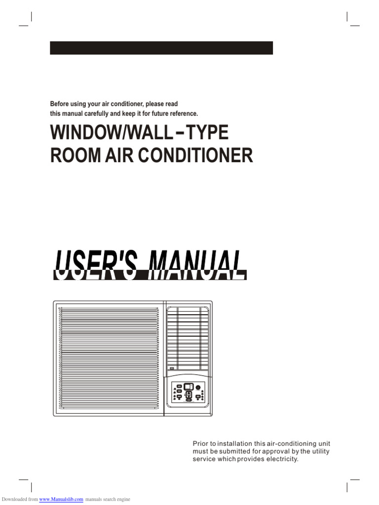 Windowwall Type Room Air Conditioner Download Free Pdf Ac Power