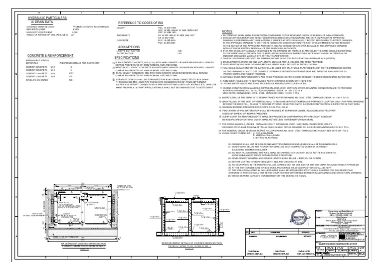 COVERED DRAIN-3475-3575 MD-1 - RF DETAIL-Model | PDF | Concrete | Drainage