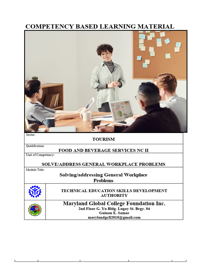 Workplace Problem-Solving Guide | PDF | Psychotherapy | Occupational Stress