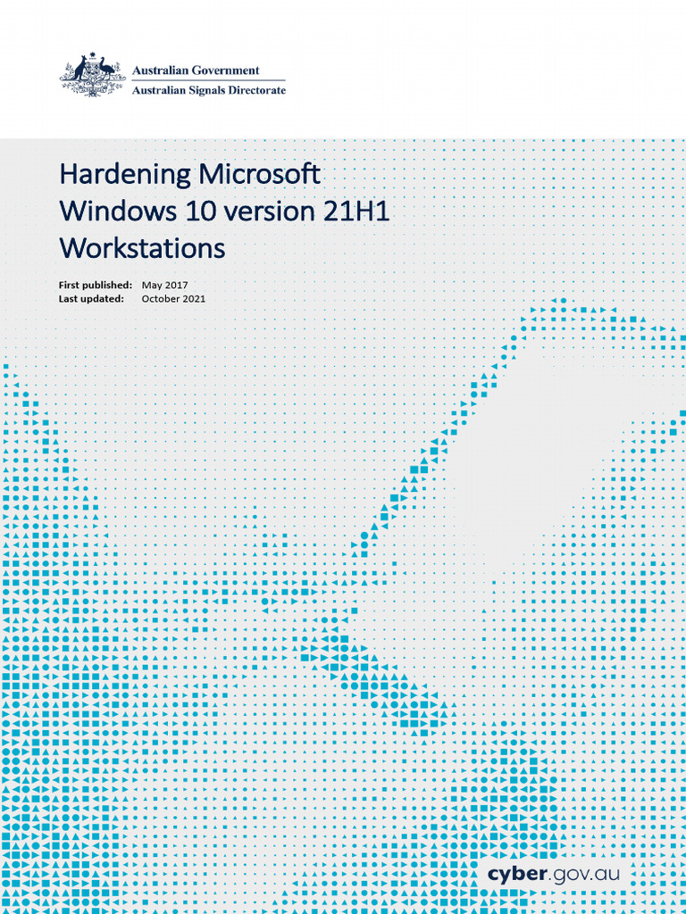 PROTECT Hardening Microsoft Windows 10 Version 21H1 Workstations