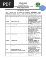 GAD Club Action Plans, Officers & by Laws