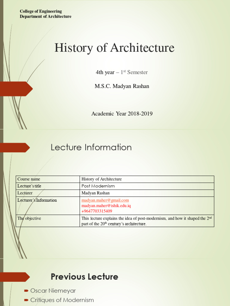 Post Modernism 06 | PDF | Postmodernism