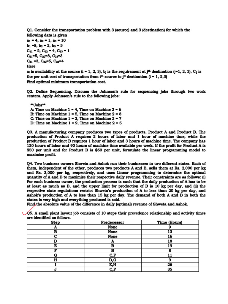 Industrial optimization pdf