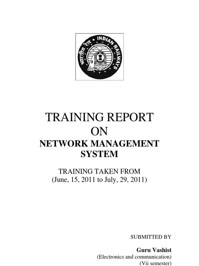 Indian Railway Network Management Report | PDF | Optical Fiber ...