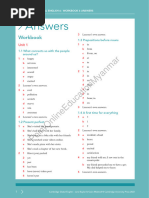 GE 6 Workbook Answers | PDF | Whales | Animation