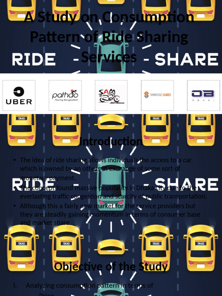Dhaka Ride Sharing Consumption Study | PDF | Consumption (Economics ...