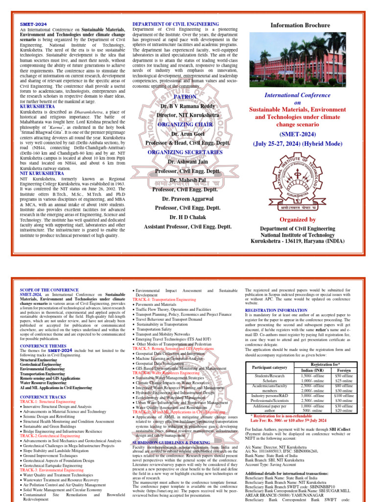 SMET 2024 Brochure 13.04.2024 1 PDF Infrastructure Geographic Information System
