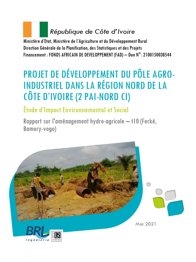 Rapport EIES Pôle Agro-Industriel 2025 | PDF | Barrage | Environnement ...