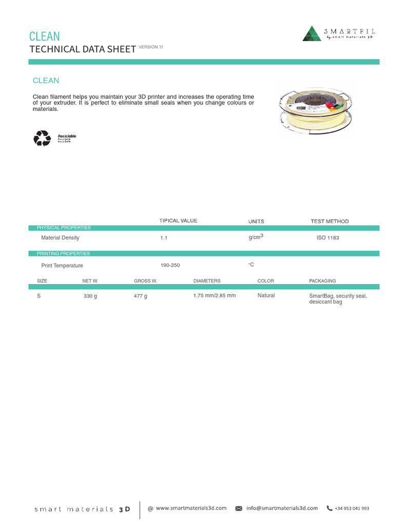 TDS Clean en | PDF