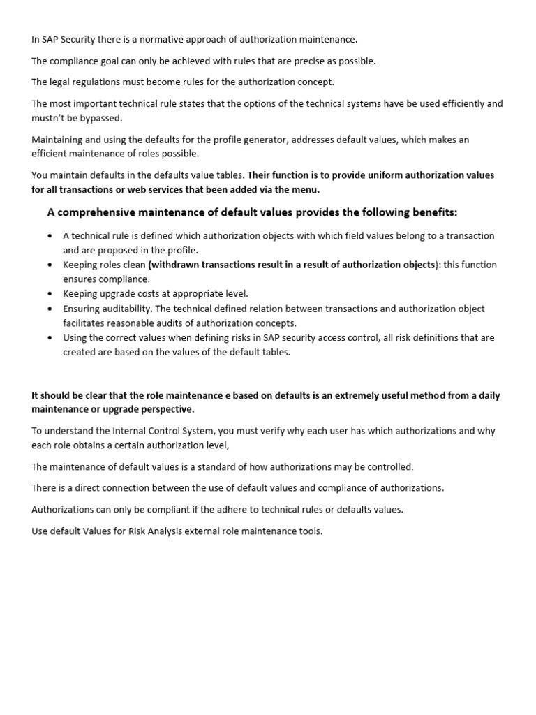 Importance of maintaining sap authorization objects 1665628206 pdf
