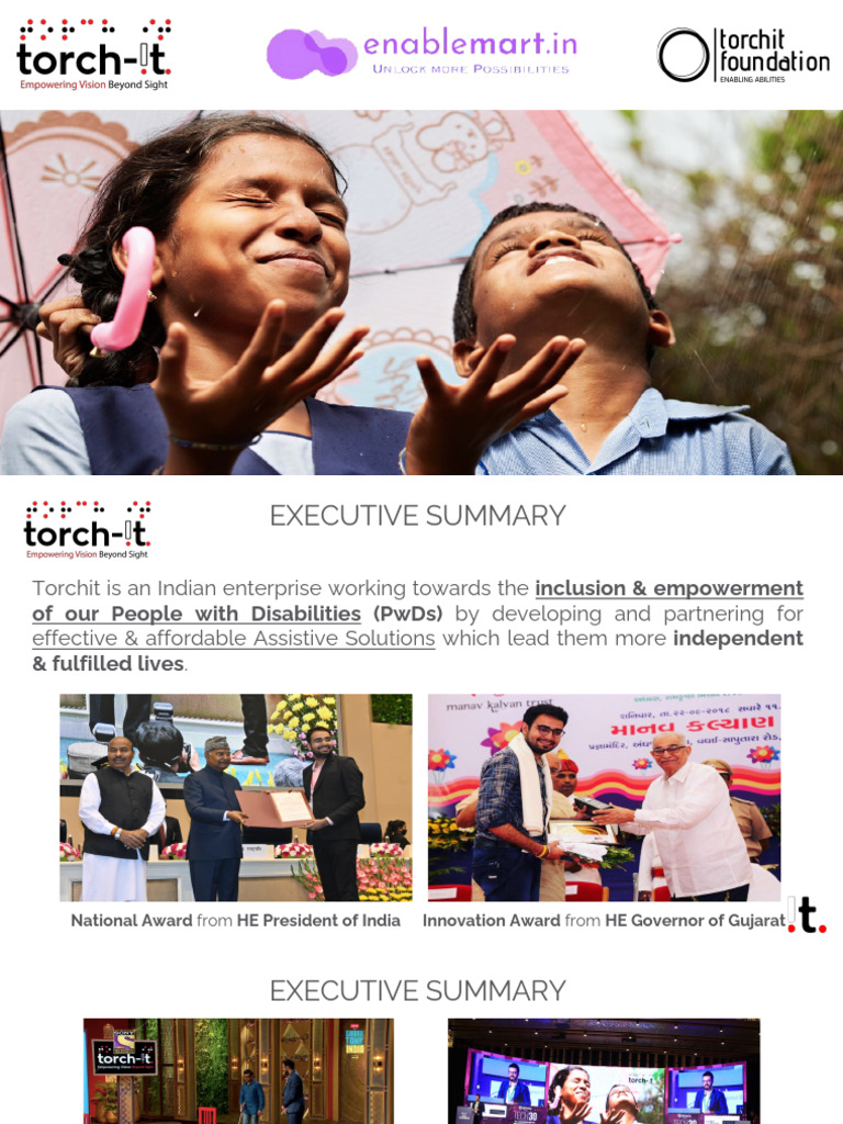 HD Torchit Startup | PDF | Disability | Accessibility