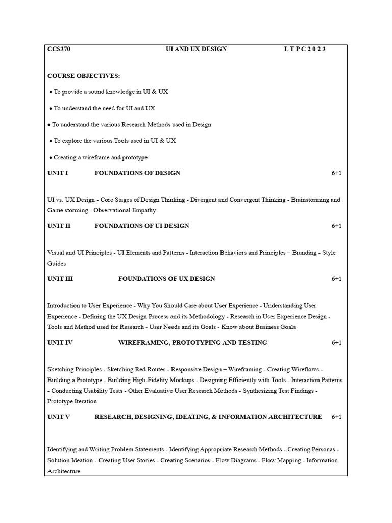 CCS370 Ui and Ux Design | PDF | Business | Art