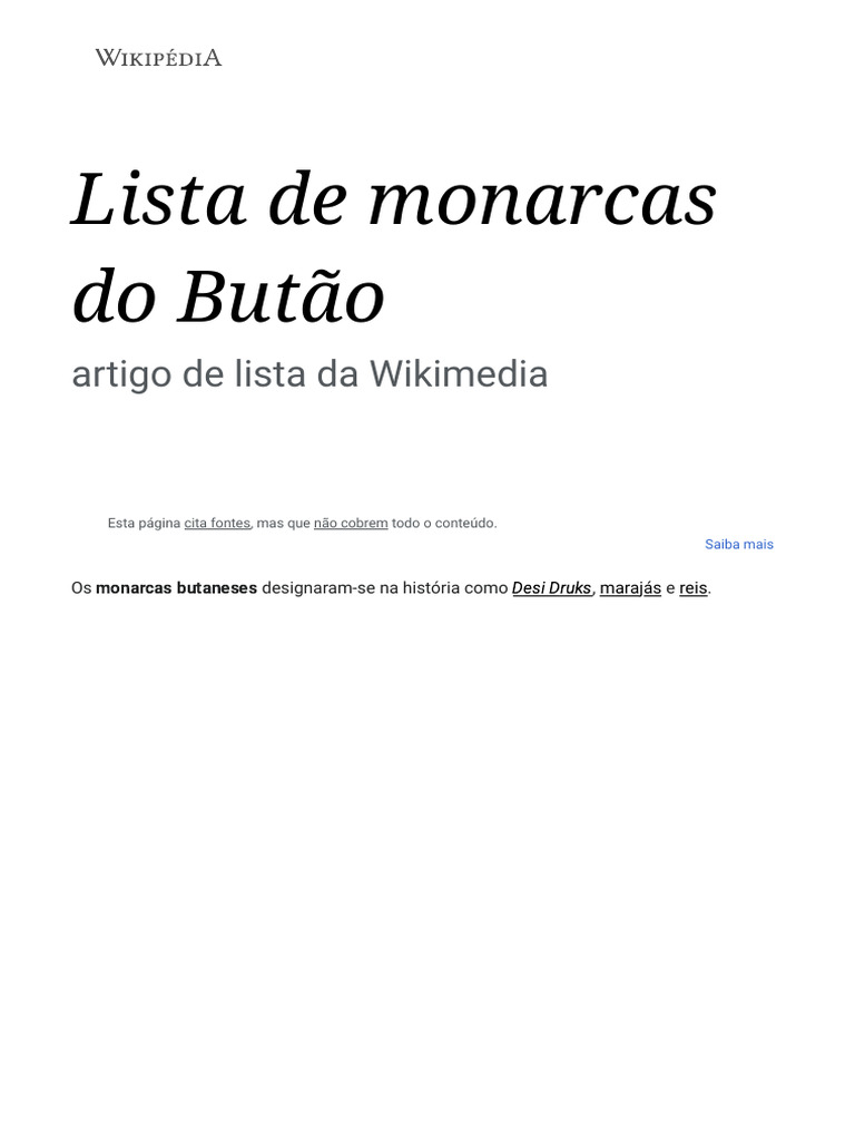 Lista de monarcas do but o wikip dia a enciclop dia livre download
