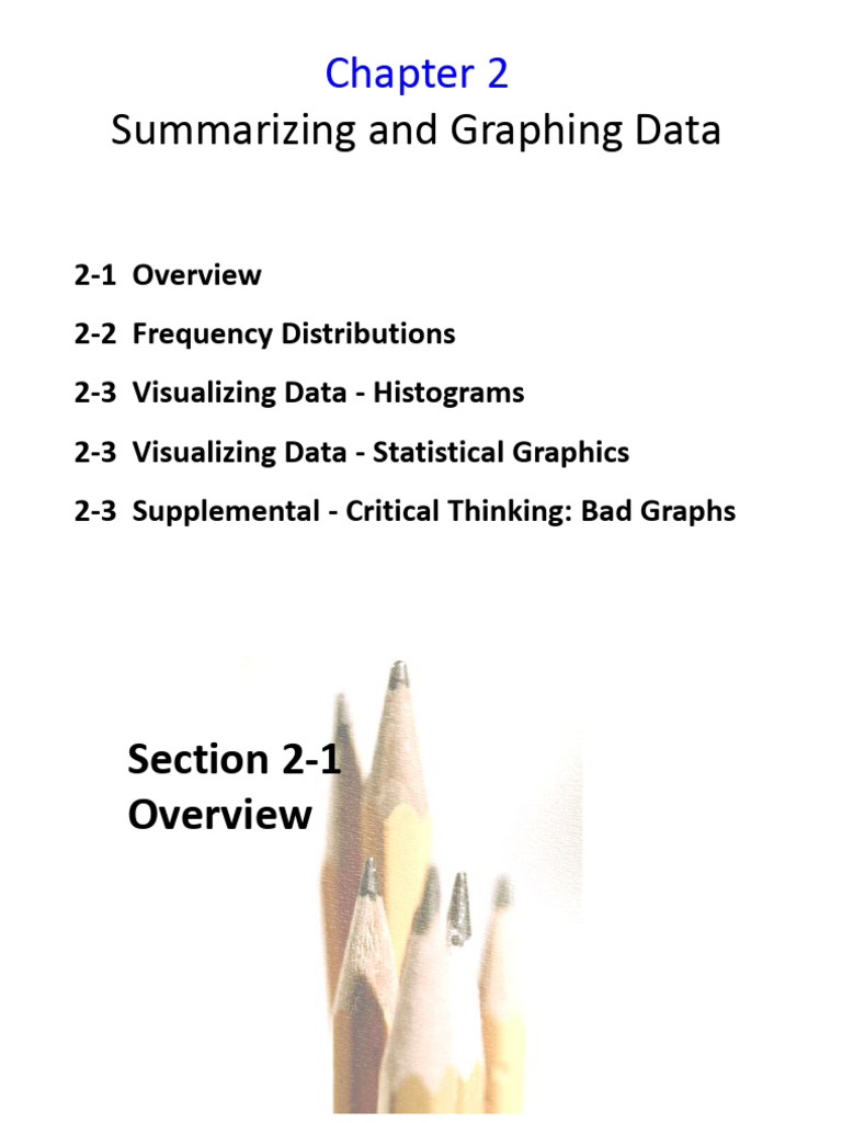 BIOL 2163 Lecture 2 - Summarizing and Graphing Data | PDF | Histogram ...
