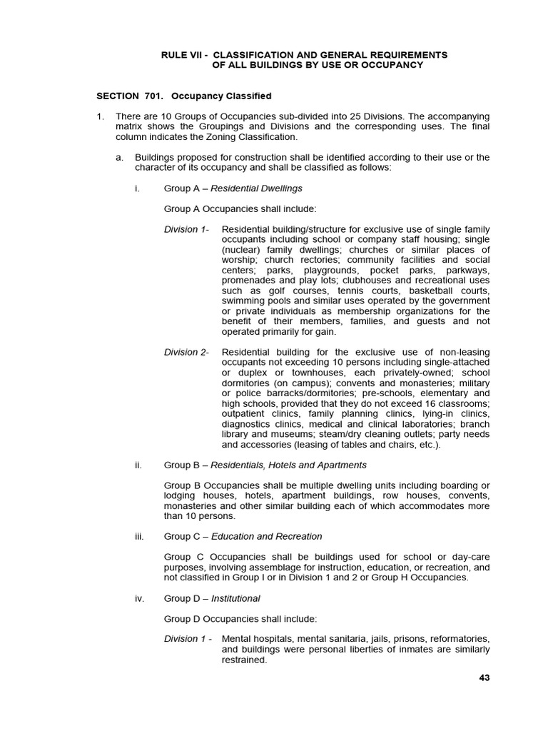 Rule 7 and 8 | PDF | Building