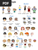 Describing People: Physical Appearance Guide | PDF | Hair | Blond