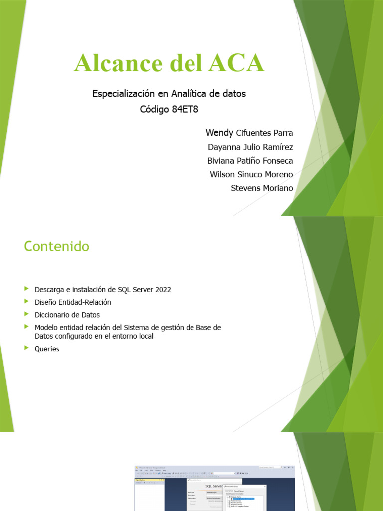 Guía de SQL Server 2022 y ERD | PDF | Tipo de datos | Programación de ...