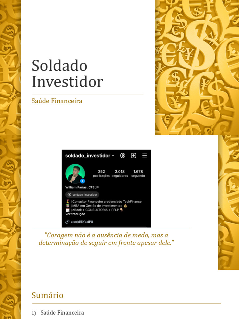 Saúde Financeira e Orçamento Familiar | PDF