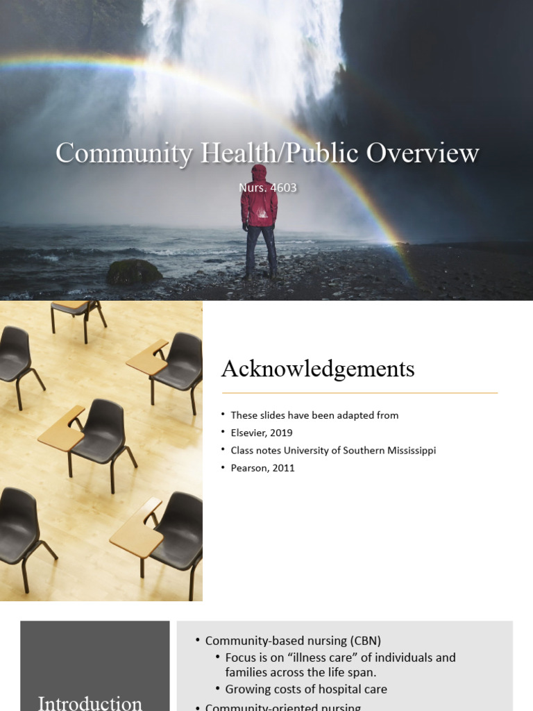Community Health Nursing Overview | PDF | Public Health | Preventive ...