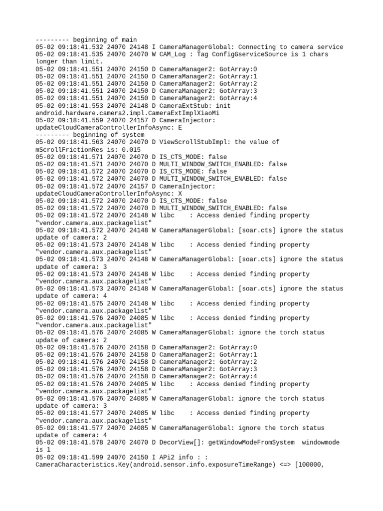 Logcat 1714616321478 | PDF | Operating System Families | Digital Technology