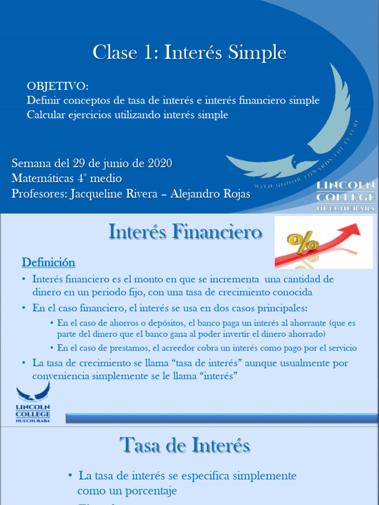 Interes Compuesto | PDF | Interés | Interés compuesto