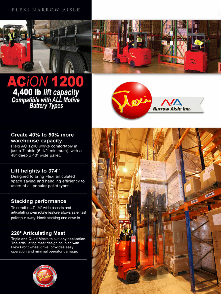 Flexi Acion 1200 Brochure Forklifts Of Michigan Pdf