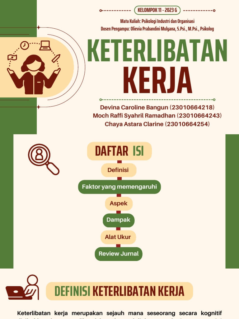 Keterlibatan Kerja Pdf