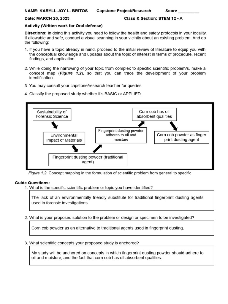 Capstone Research Karyll | PDF | Fingerprint | Forensic Science