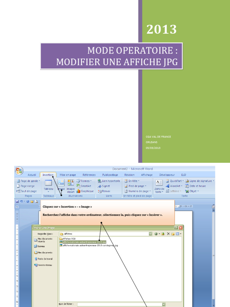 Modifier une affiche JPG dans Word | PDF | Évolution de carrière | Art