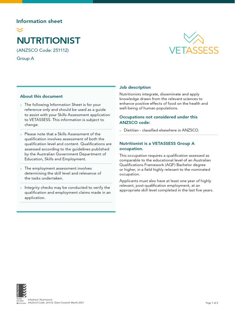 Nutritionist Degree Dubai