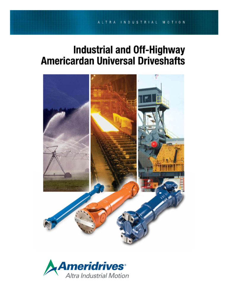 P7420Universal Joint Catalog PDF